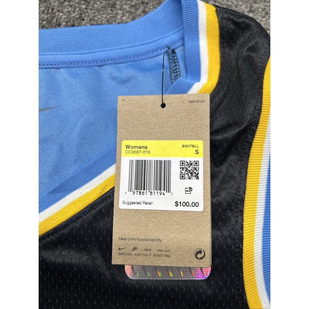 Nike Chicago Sky Angel Reese WNBA Jersey Womens Small Black DC9567-016 - Picture 3 of 8